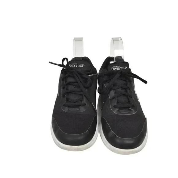 Skechers Go Step Lite Goga Max  Walking Shoe Athletic Black Size 7.5 - Picture 7 of 12